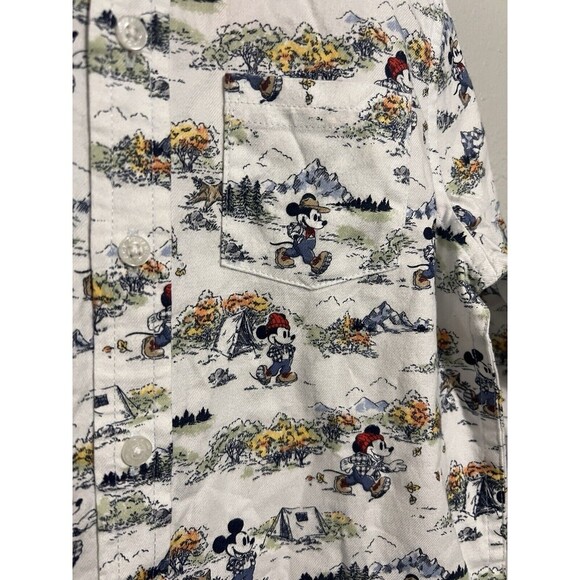 Janie and Jack Boy's Long Sleeve Mickey Mouse Button Down Shirt Size 4T NWT - Picture 2 of 5